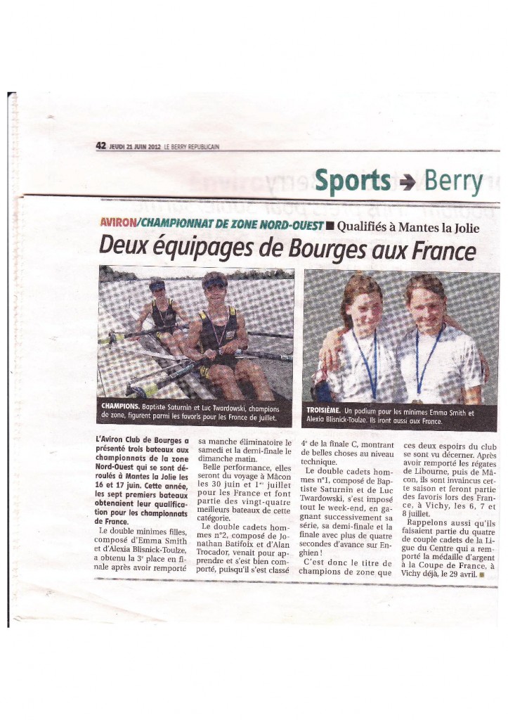 Berry du 21 juin 2012