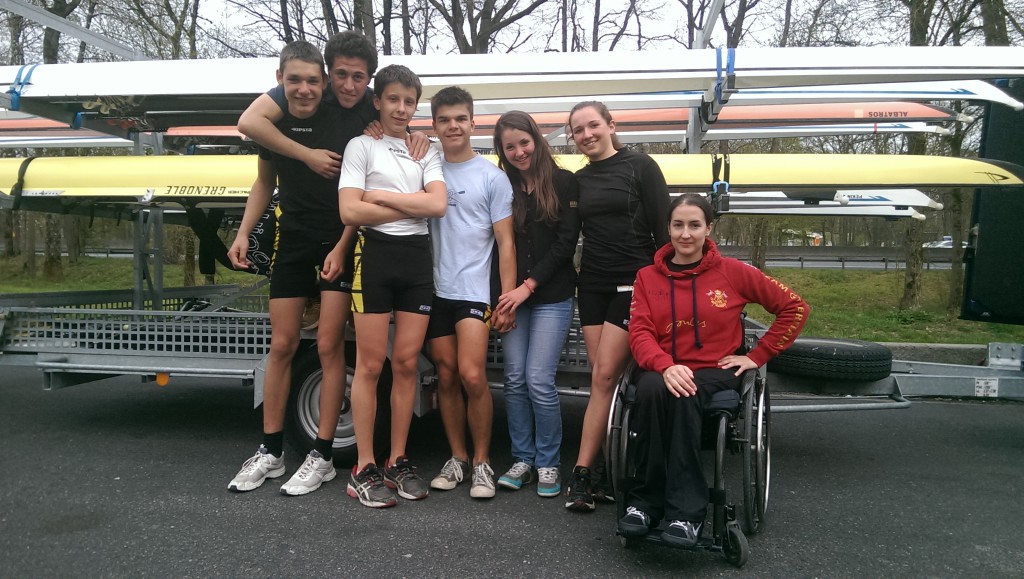 Les rameuses et rameurs de Bourges, après les championnats de zone